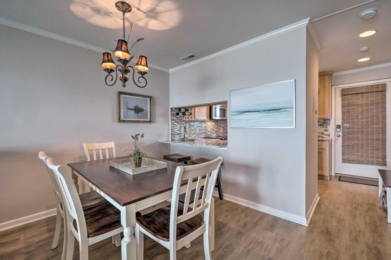 Beachfront Condo With Unobstructed Ocean Views! Oak Island Exteriör bild